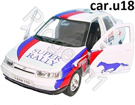 Racing sport car Russian Die cast Model cars 1:38 LADA VAZ-2110