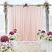 Tulle-Backdrop-Curtains-Peach for Parties Weddings Baby Shower Birthday Photography Engagement 5ft x 7ft Drape Sheer Backdrop
