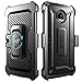Moto Z Droid Case, Supcase Full-body Rugged Holster Case with Built-in Screen Protector (2016 Release, Not Fit Motorola Moto Z Force Droid, Moto Z Play), Unicorn Beetle PRO Series (Black /Black)