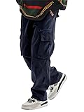 ZAFUL Men's Wild Cargo Pants Loose Fit Y2K Pants