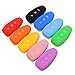 AndyGo Silicone Smart Key Cover Protector Holder For Ford Mondeo Focus 3 MK3 ST Kuga Fiesta Escape Ecosport Titanium 3 Buttons Dark Blue