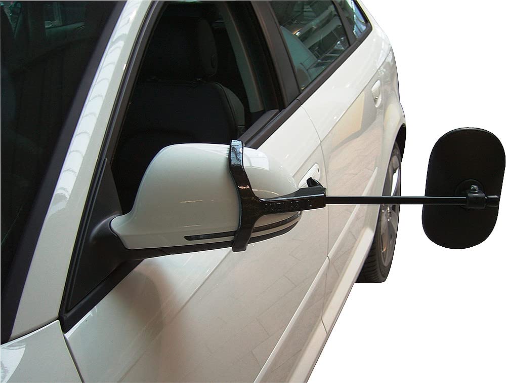 Set Emuk Caravan towing mirrors compatible with BMW 5-Series F10/F11/F18 Facelift 2013-2017 & 7-Series F01 2012-2015