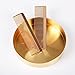 KingWo Metal Comb Professional Quality Hairdressing Barber Pack for Men & Women Gold Decoration Hairdressing Styling Salon Combs Hair cutting Tool