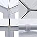 Smartxchoices Outdoor Camping Party Wedding Tent Patio Tent Gazebo Canopy with Side Walls (White,10' * 30') …