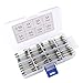 Gebildet 126 pcs 6x30mm Fast-Blow Glass Tube Fuse, Quick Blow Car Glass Tube Fuses Assorted Kit (AMP 1A 2A 3A 5A 6A 10A 15A 20A 25A)