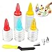 YOUDirect Cookie Decorating Kit Set of 14 Cake Cupcake Making Set Piping Squeeze Bottles Icing Dispenser Bottles Cake DIY Baking Tools