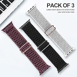 Swhatty Stretchy Nylon Solo Loop Bands Compatible