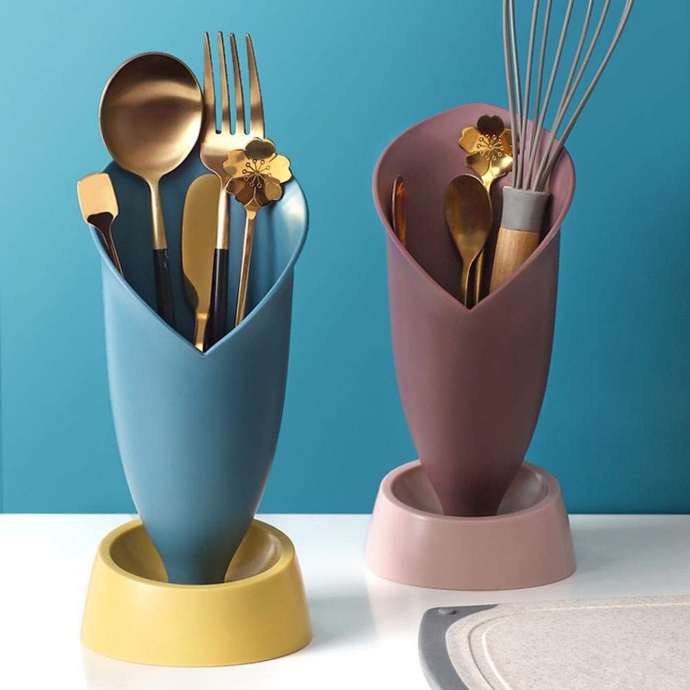 LATKALO Plastic Kitchen Spoon Holders, Medium, Multicolour Amazon.in