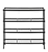 Sandusky CSR311031 Gray Combination Wire Shelving Unit, 4 Shelves, 31