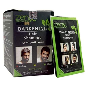 Amazon Com Zenix Professional Darkening Shampoo For A Deep