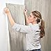 RoomMates York Wallcoverings ZB3347 Wide Wooden Planks Wallpaper, Gray/Black/Off White