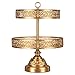 Victoria Collection' 2 Tier Dessert Stand with Reversible Tiers Cupcake Tower Display, 14.5