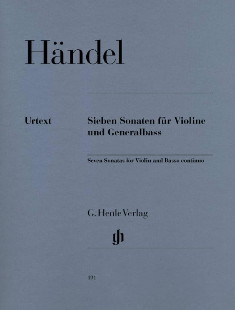 7 Sonatas for Violine and Basso Continuo - violin and basso continuo - (HN 191)