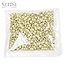 Neitsi 5mm Silicone Lined Micro Rings Links Beads Linkies for I Bonded Tipped Hair Extensions (500pcs, Blonde)