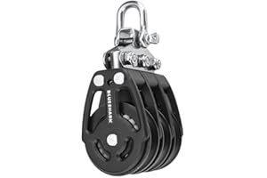 BLUE SHARK BLUESHARK 38mm Aluminum Sailing Blocks Choose Style and Quantity