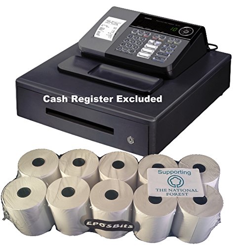 EPOSBITS® Brand Rolls to Fit Casio SE-S10 SES10 SES SE S10 S 10 Cash Register - 10 Rolls