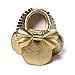 BENHERO Newborn Baby Boys Girls Soft Soled Tassel Bowknots Crib Infant Toddler Prewalker Moccasins Shoes（11cm, 0-6 Months Infant,5107/Gold
