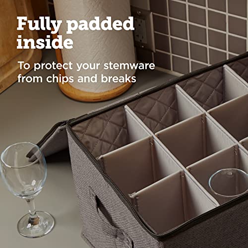 storageLAB China Storage Set, Hard Shell and Stackable, for Dinnerware