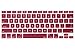 MOSISO Silicone Keyboard Cover Compatible with MacBook Air 13 inch A1466 A1369 2010-2017&Compatible with MacBook Pro 13/15 inch (with/Without Retina Display, 2015 or Older Version), Wine Red