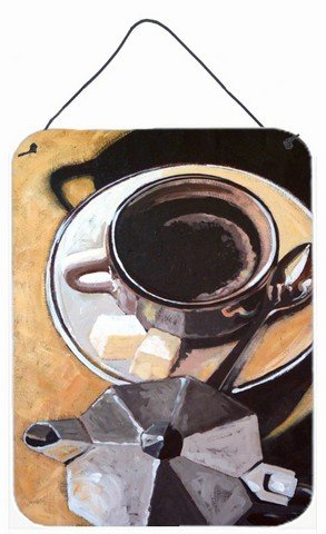 Caroline's Treasures ARA0086CHF Coffee I by Roy Avis Flag Canvas House, Large, Multicolor