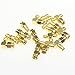 exgoofit SMA Adapter Kit, 18pcs, Gold Plated, Compatible with FPV Antennas, Ham Radio, WiFi Router, etc.