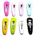 30 Pcs Assorted Color Hair Snap Clip with Plastic Cover for Toddler Girl 35mm