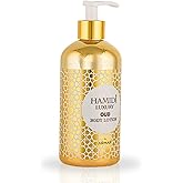 Hamidi Luxury Oud Body Lotion For Women 500ML (16.9 OZ) Ultra Moisturizing Lotion For Dry Skin Nourishing And Replenishes Dry Skin A Sweet Fragrance, Body Lotion for Radiant & Glowing Skin