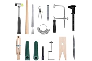 Luejnbogty Jewelry Wax Ring Sizer Carving Tool Kit Ring Wax Making Mold Kit Jewelry Wax Tube Jewelers Wax Saw Frame Wax File 