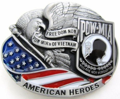 POW MIA Belt Buckle - Brand New