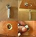 Flyshop 3 in 1 Furniture Connecting Cam Fitting with Dowel and Pre-Inserted Nut 10 Pack (Big Set)