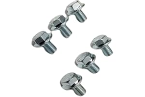 TOTMOX Torque Converter Metric Bolt Kit Compatible with GM 4L60E 4L65E 4L70E 4L80E 700R4 200-4R 3L80 4T60E 4T65E 4 Speed Overdrive M10-1.5x16 Flange Bolts LS1 LS Vortec Automatic