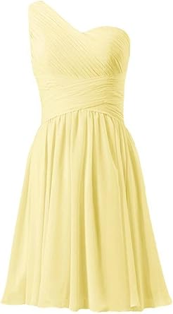 amazon yellow bridesmaid dresses