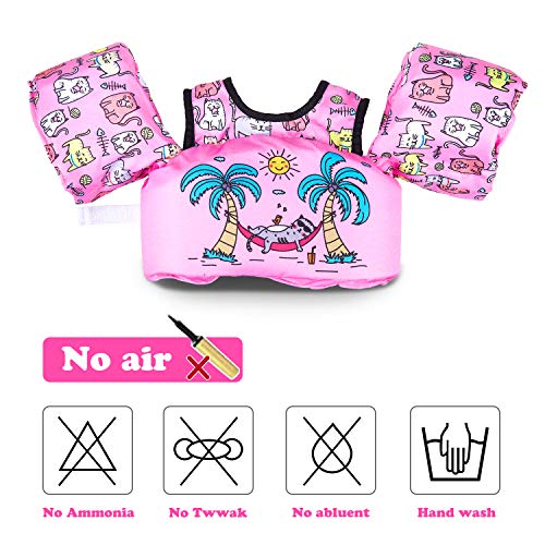 Kingsport Kids Swim Life Jacket, Floaties for Toddler Girls and Boys