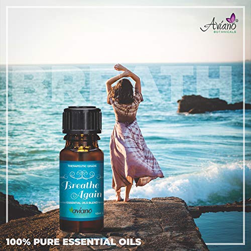 Top 6 Essential Oil Blends Gift Set for Diffuser - #1 Voted Mothers Day Gifts for Women, Girls, Mom, Wife, Her for Aromatherapy by Aviano Botanicals | UPDATED Scents for 2019