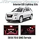 XtremeVision GMC Terrain 2010-2014 (5 Pieces) Pink Premium Interior LED Kit Package + Installation Tool