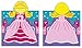 Kreative Kids Princess 100% Cotton Poncho Style Hooded Bath & Beach Towel with Colorful Double Sized Design