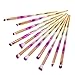 Shusuen ✿‿✿ New Arrival 10PCS Rose Gold Eyeshadow Lip Makeup Brushes Set Short Plush Soft Cosmetic Tools