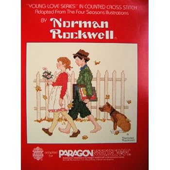 Norman Rockwell, Young Love Series Book 5074 Counted Cross Stitch