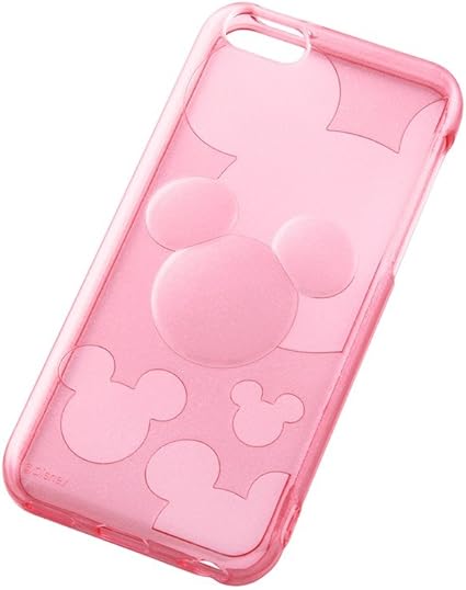 Amazon レイ アウト Iphone5c ケース ディズニー ソフトジャケット ミッキーヘッド ピンク Rt Dp6a Ip レイ アウト 家電 カメラ
