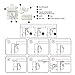 Yoofoss Magnetic Cabinet Locks for Baby Toddler Child No Tools Or Screws Needed - 8 Locks + 2 Keys (Old Version)