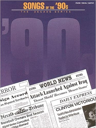 Amazon Com Songs Of The 90s Piano Vocal Guitar 0073999476507 Hal Leonard Corp Books