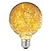 Judy Lighting - G95 LED Edison Bulb Decorative Starry String Light Bulb E26 Glass Fairy Light Bulb(Fireworks), Holiday Decoration Warm White