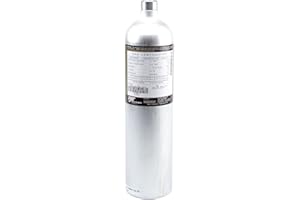BW Technologies CG-Q58-4 Quad Calibration Gas Aluminum Cylinder, 2.2 Percent CH4, 18.0 Percent O2, 25 ppm H2S, 100 ppm CO, N2 Balance, 58L Capacity