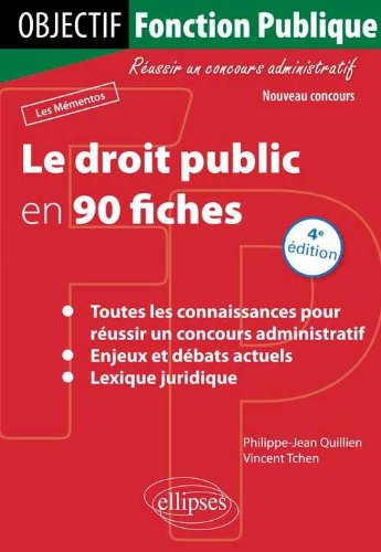 Le  droit public en 90 fiches