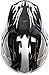 Youth Kids Offroad Gear Combo Helmet Gloves Goggles DOT Motocross ATV Dirt Bike Motorcycle Silver Black - XL