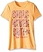 Skechers Big Girls' Sport Short Sleeve T-Shirt, Blazing Orange Crew, Large (12-13)