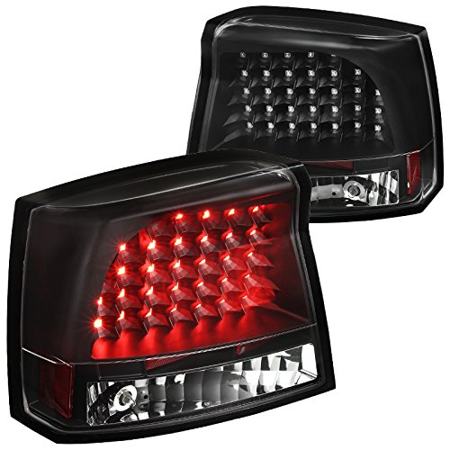 Buy Dodge Charger LED Tail Lights Rear Brake Parking Lamps Black