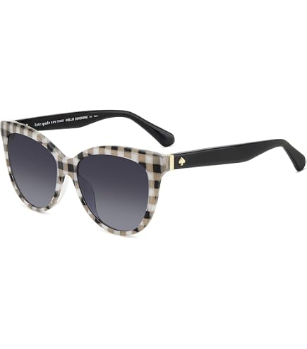 Kate Spade Tabitha Gradient Polarized Rectangular Sunglasses Black Blue Kate Spade Tabitha/S Rectangle Sunglasses | EyeOns.com main image 4