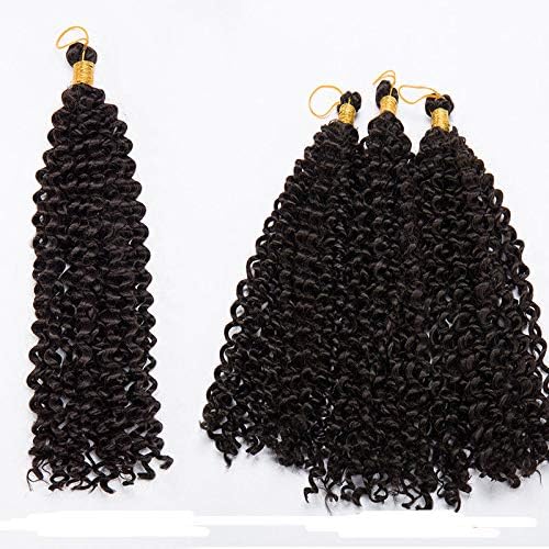 14 inches 100% Real Natural Ombre Water Wavy Hair Crochet Synthetic Crotchet Braiding Hair