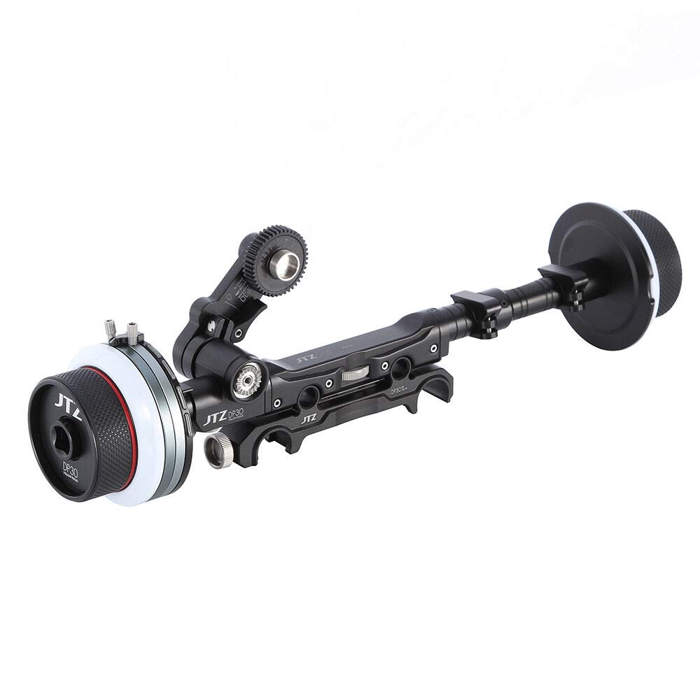 Foto4easy JTZ DP30 Dual Follow Focus with 15mm/19mm Rail Rod Clamp Sytem KIT for FS5 FS7 A7M2 A7 A7R